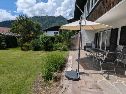 Garten 2-Zimmer WHG in Bestlage in Rottach-Egern, 400m vom See in Rottach-Egern