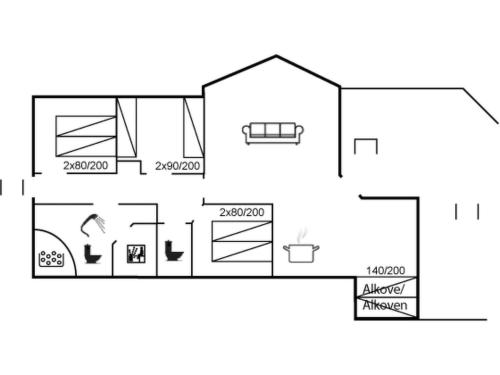  Holiday Home Sondra - 250m from the sea in SE Jutland by Interhome in Børkop