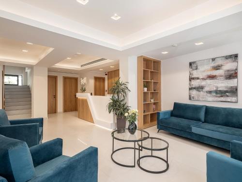 Lobby, Miss Marrone City Hotel in Chania