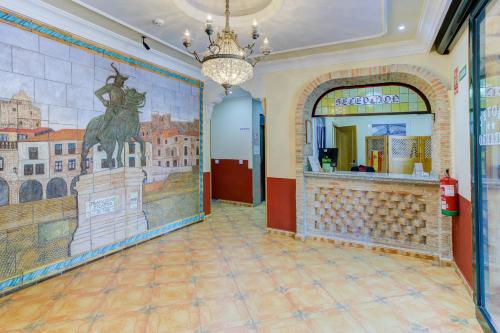 المنظر الخارجي, Hotel Pizarro in أومانيس دي مدريد