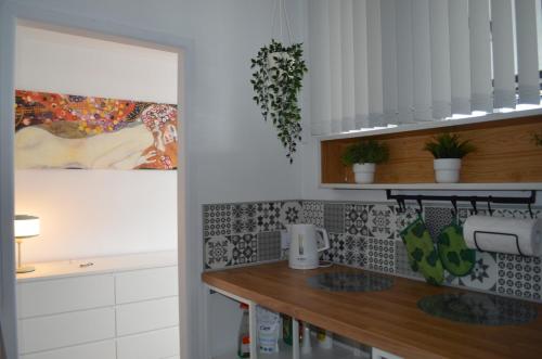 Cozinha, Apartment Silesia Park - Free Parking - easy check-in in Osiedle Tysiaclecia