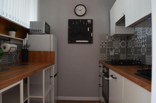 Cozinha, Apartment Silesia Park - Free Parking - easy check-in in Osiedle Tysiaclecia