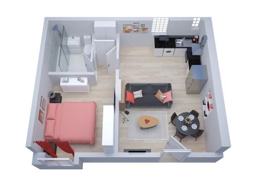 Centre-ville - Fibre - Netflix - T2 LE RIEFFEL in Nozay (Pays de la Loire)