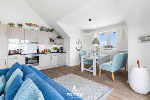 virtuvė, Ferienwohnung Sehliebe, App 25 Olpenitz in Olpenitzas