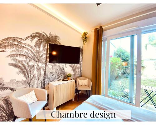 Chambre Cosy chez l habitant avec salle de bain et jardin privé, Paris (photo 6)
