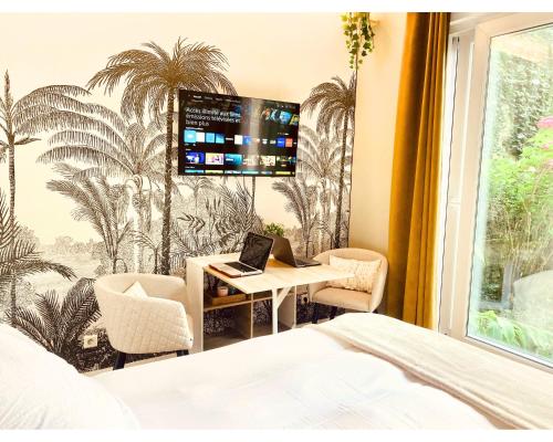 Chambre Cosy chez l habitant avec salle de bain et jardin privé, Paris (photo 8)