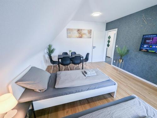 ALFA Stuttgart 3 Zimmer 6 Betten Apartment Wasen MercedesBenz MHP Arena l Bad I Küche l WIFI & SmartTV l 3BR & 6 Beds l Bathroom l Kitchen, Stuttgart (photo 10)