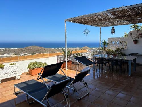  Apartment with a great terrace, sea and land views in Mojácar
