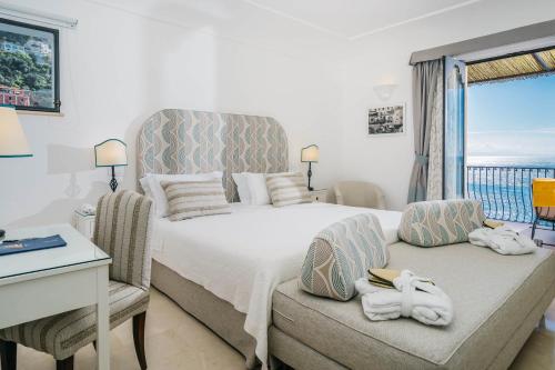 Junior Suite with Sea View room in Albergo Miramare Positano