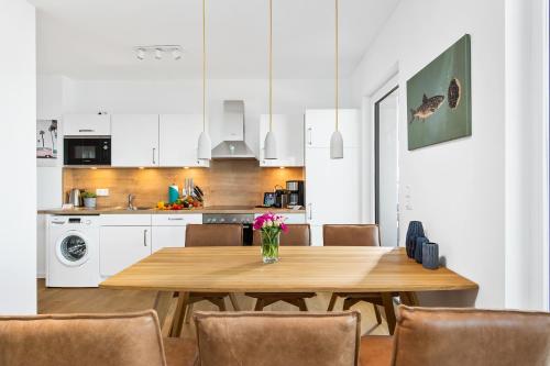 Cocina, Ferienwohnung Perlentaucher App 9 Olpenitz in Olpenitz