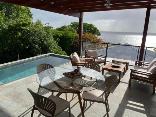 Terraza/balcón, Cap KARAIB villa 2 chambres in Les Anses-d'Arlet