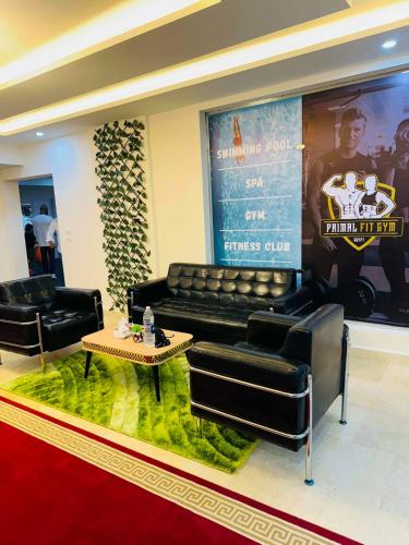 Cosy Studio on the First Floor with lovely Terrace and Personal Garden Area, Pool View and Free Beach Access in Sharm Hills Resort