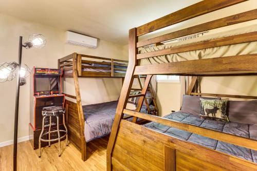 Furnished Deck and Fire Pit Poconos Outdoorsy Gem