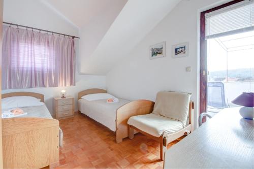 Apartment with beautiful view and big terrace, Vrboska (fotografie 6)