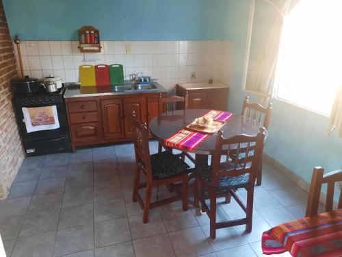 Kitchen, El Cumpa Bungalow in La Paz