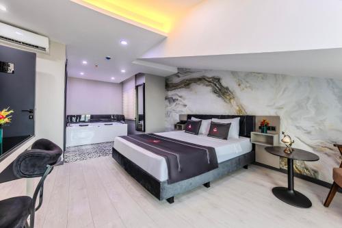 1 double bed