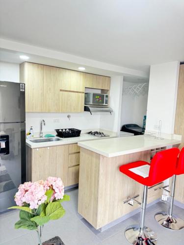 1705 Beautiful apartament, total view of the city, Medellín