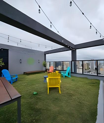 Apto com piscina aquecida e rooftop in Curitiba Városközpont