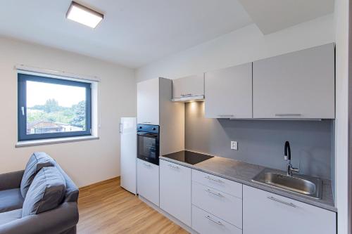 ห้องครัว, Rezidence Novosadská (Rezidence Novosadska) in โนเว ซาดี