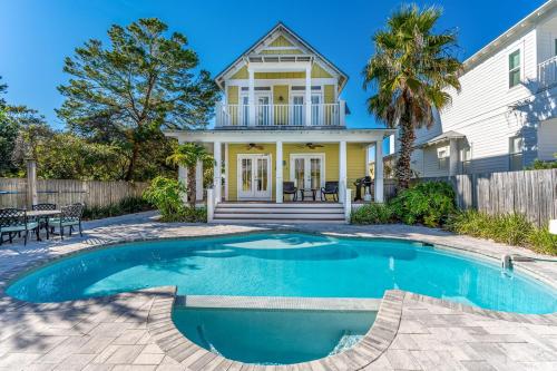 Yellow Pearl Pool heat GolfCart deals Steps2Beach – khách sạn tại Destin Beachfront