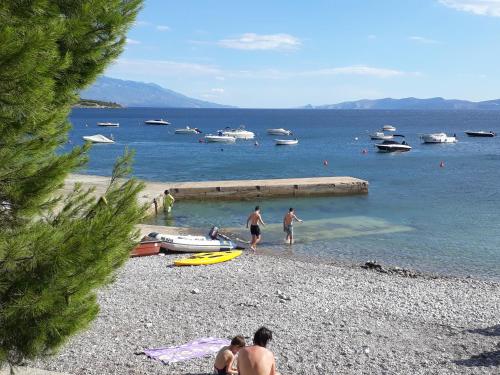 rand, Large Cozy At Beach in Smokvica Krmpotska