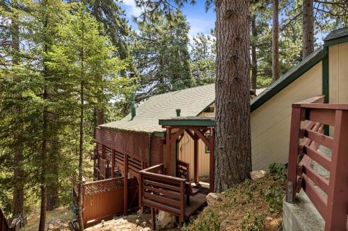 Modern Cabin Near Lakes with Forest Views in Running Springs, USA