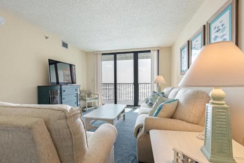 Ocean View with a beachfront pool at Ocean Trillium Condo ~ 403 in New Smyrna Beach, USA