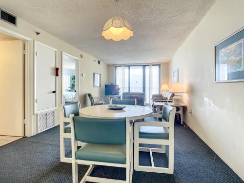 Ocean View with a beachfront pool at Ocean Trillium Condo ~ 204 in New Smyrna Beach, USA