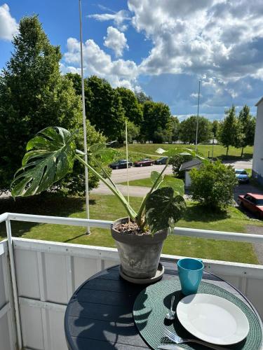 balcon/terasă, Upea kaksio keskustasta 51m2, Wifi in Lappeenranta