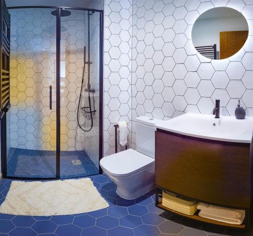 Zuhanyzó, Las Horneras de Cobeta Apartamento Hipólita (Las Horneras de Cobeta Apartamento Hipolita) in Ablanque