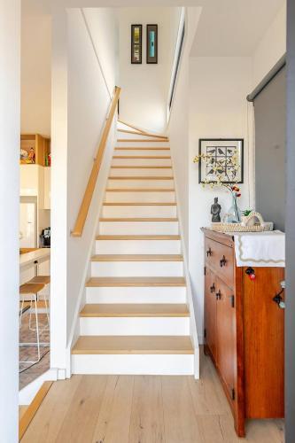 Entrance, Stunning, modern, two-story detached townhouse in Footscray