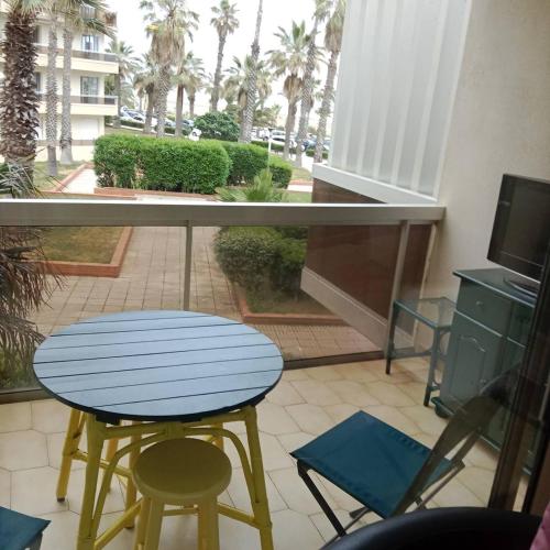 Charmant studio à 20 m de la plage - 2BEAZUR99 - Location saisonnière - Canet-en-Roussillon