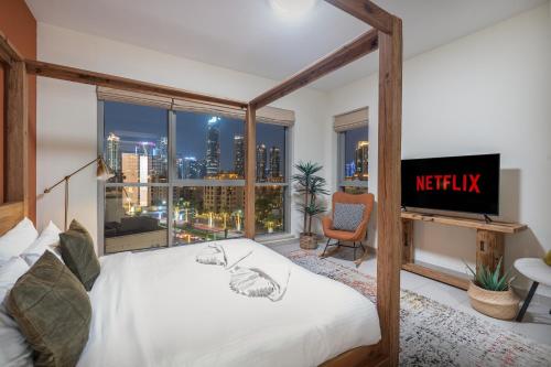 Boulevard 2 BR- Burj Khalifa-Dubai Mall- pool-Gym, Dubaj
