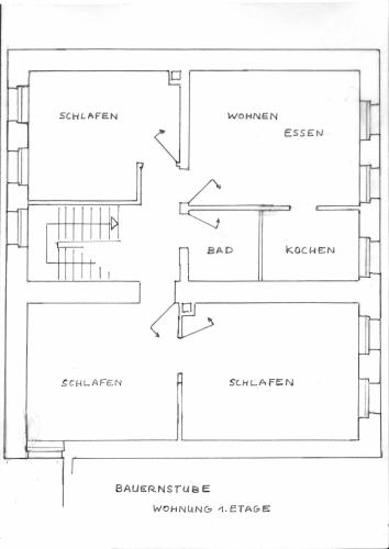 Three-Bedroom Apartment with Shower