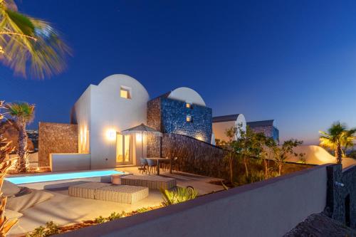 A szálláshely kívülről, Halo Santorini - Living Experience in Exo Gialos Thiras