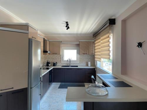 Kitchen, Aristides Guesthouse in Lidia