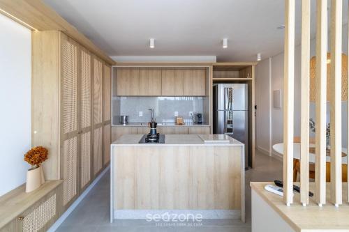 Kitchen, Studio garden Campeche em Floripa HAL103 near Espettaria