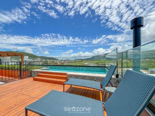 Swimming pool, Studio garden Campeche em Floripa HAL103 near Espettaria