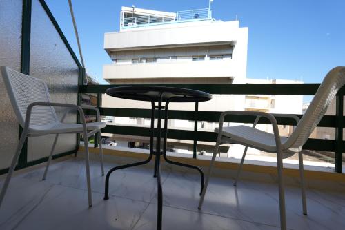 Балкон, кв.м. 1 спалень, 1 окремих ванних Будинок в Лутракі
 (Couples Cozy Seaside Studio) in Лутракі