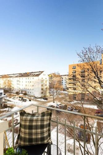 Terraza/balcón, Popular area, central, 55m2, 1-4 guests in Sagene