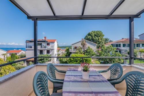 Erkély/terasz, Apartments Katja in Njivice