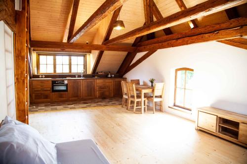 Konyha, Apartmány Temechov (Apartmany Temechov) in Zeliv