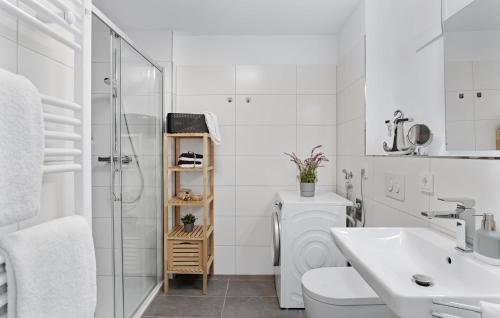 Badezimmer, Neptun in Olpenitz