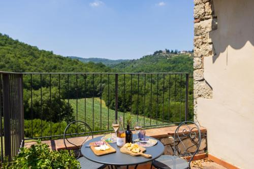 Kilátás, Foresteria Castello di Verrazzano in Greti