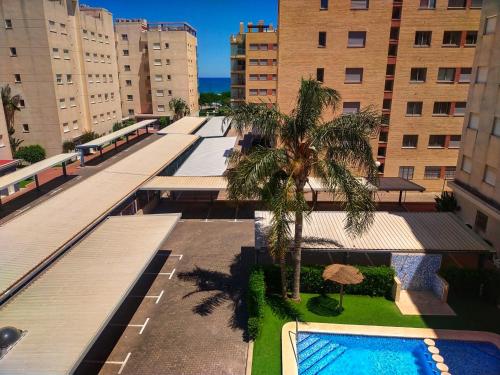 景觀, Chula Vista Apartamento, 200m de la playa, piscina, parking in 達伊穆茲