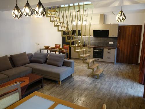 ห้องส่วนกลางสำหรับนั่งเล่น/ดูทีวี, Penzion Ronox in เชสกา สกาลิซ