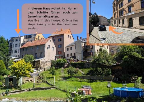 Urlaubsmagie - Ferienwohnung Uhunest - Gemeinschaftsgarten mit Pool & Sauna - UO3, Sebnitz (fotografie 9)
