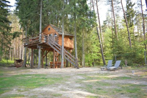 Viesnīcas āriene, Treehouse U lesa in Osecna