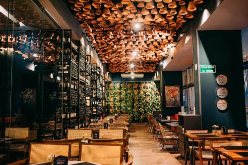 레스토랑, Hilton Garden Inn Belo Horizonte Lourdes in 벨루 오리존치