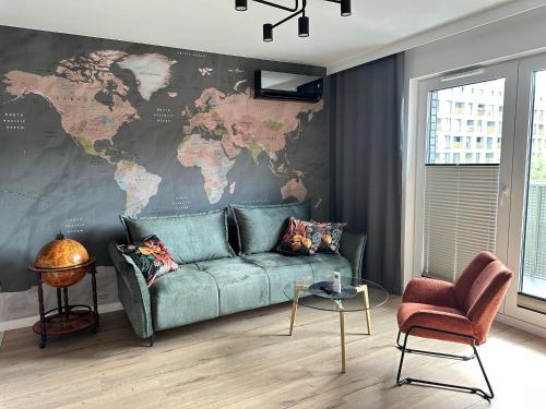 Apartament Kocham Podroze na Fuzji NOWY!!! Klimatyzacja,Balkon,Wejscie na KOD, WiFi, FV - Lodz